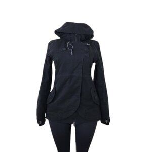 Nike Labelle Women's Black Long Sleeve Insulated Snowboarding Jacket Coat Size M
